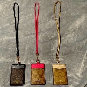 3 coach lanyards